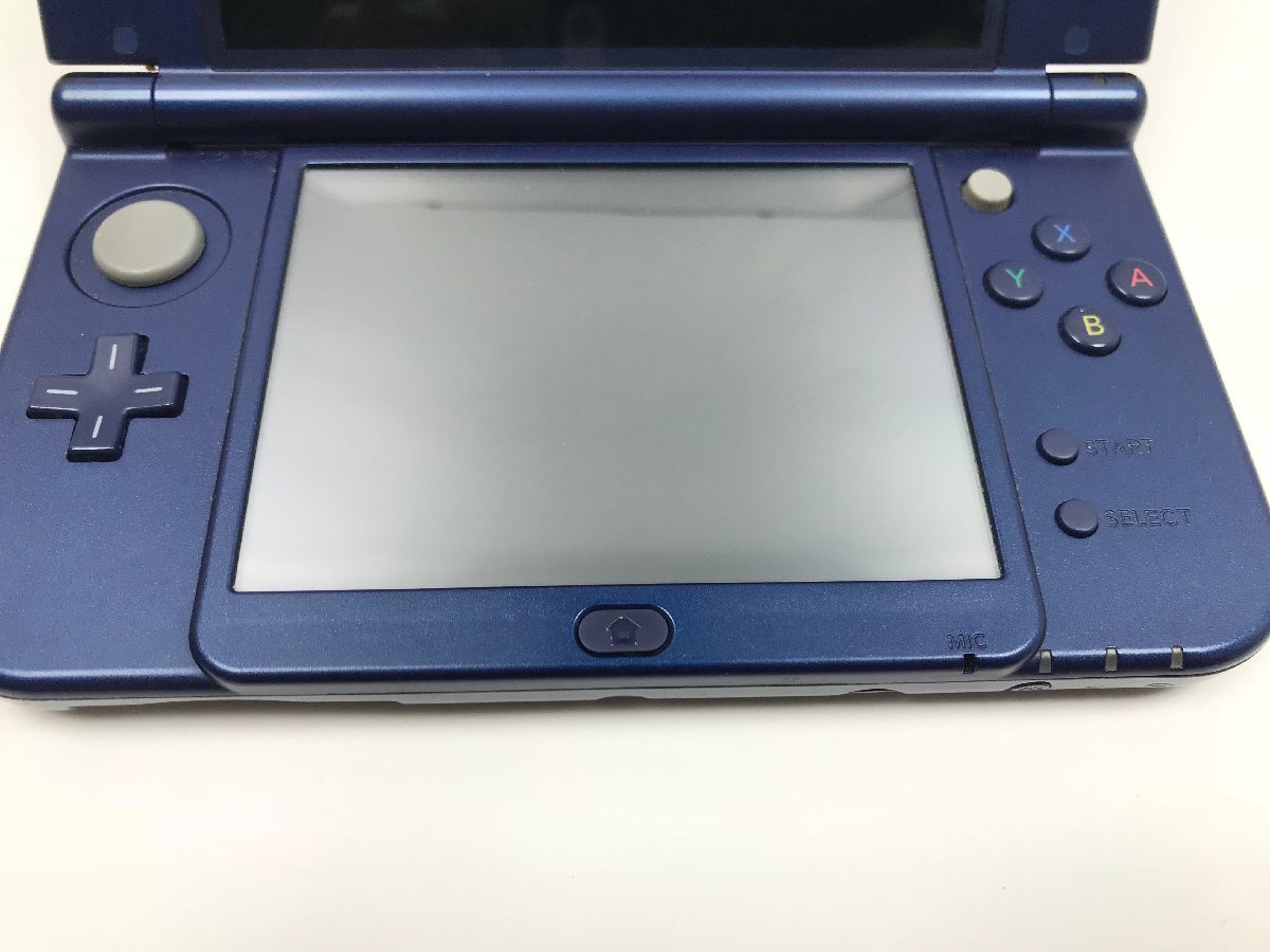 Nintendo 任天堂 Newニンテンドー3DS LL 4.88型 携帯ゲーム機 オンライン対応 3Dブレ防止機能 RED-001 メタリックブルー Y02115MA_画像6