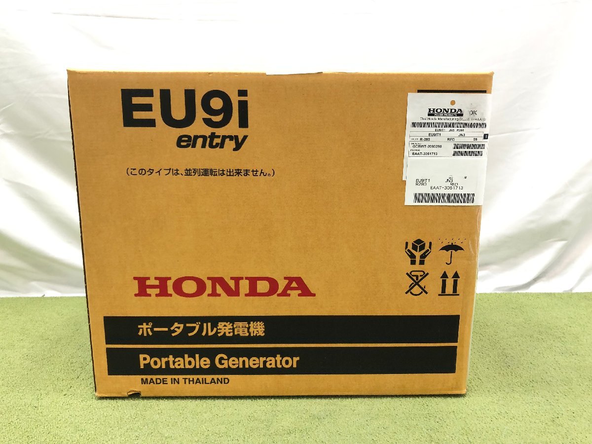 新品未開封♪HONDA ホンダ EU9i entry 正弦波インバーター搭載発電機 ポータブル発電機 タンク容量2.1L 900VA 防音型 EU9IT1JN3 02060N_画像2