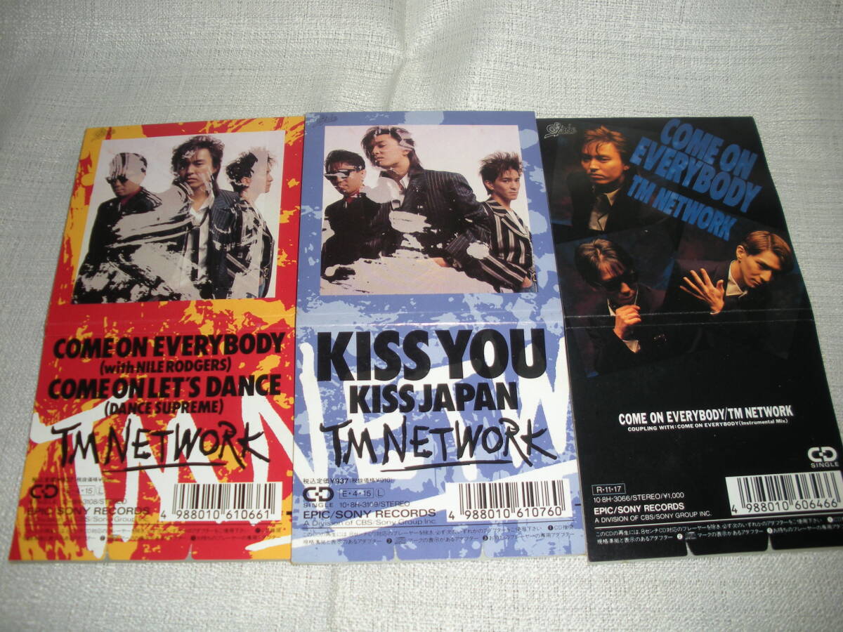 TMN・TM Network　シングルCD　Come On Everybody/Kiss You_画像1
