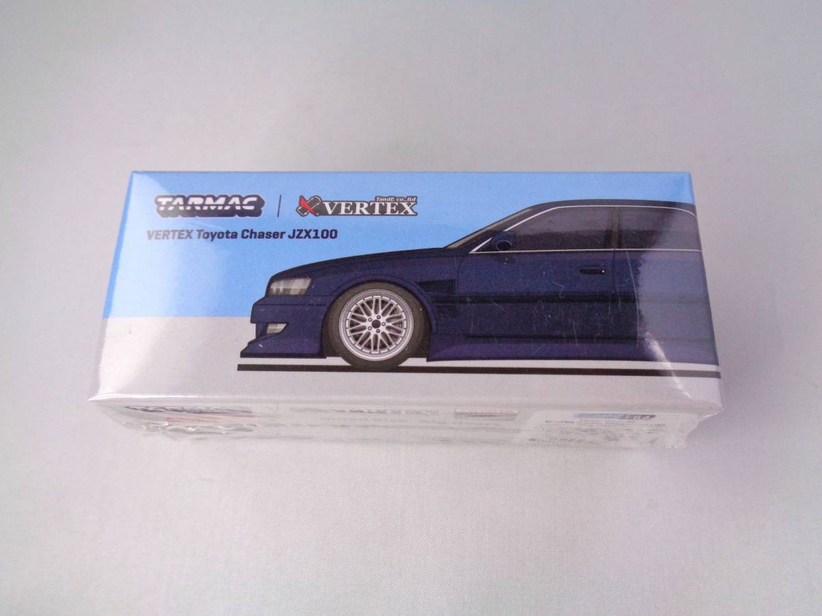 TARMAC　ターマック　1/64　VERTEX Toyota Chaser JZX100　Blue Metallic　トヨタ チェイサー ブルーメタリック_画像1