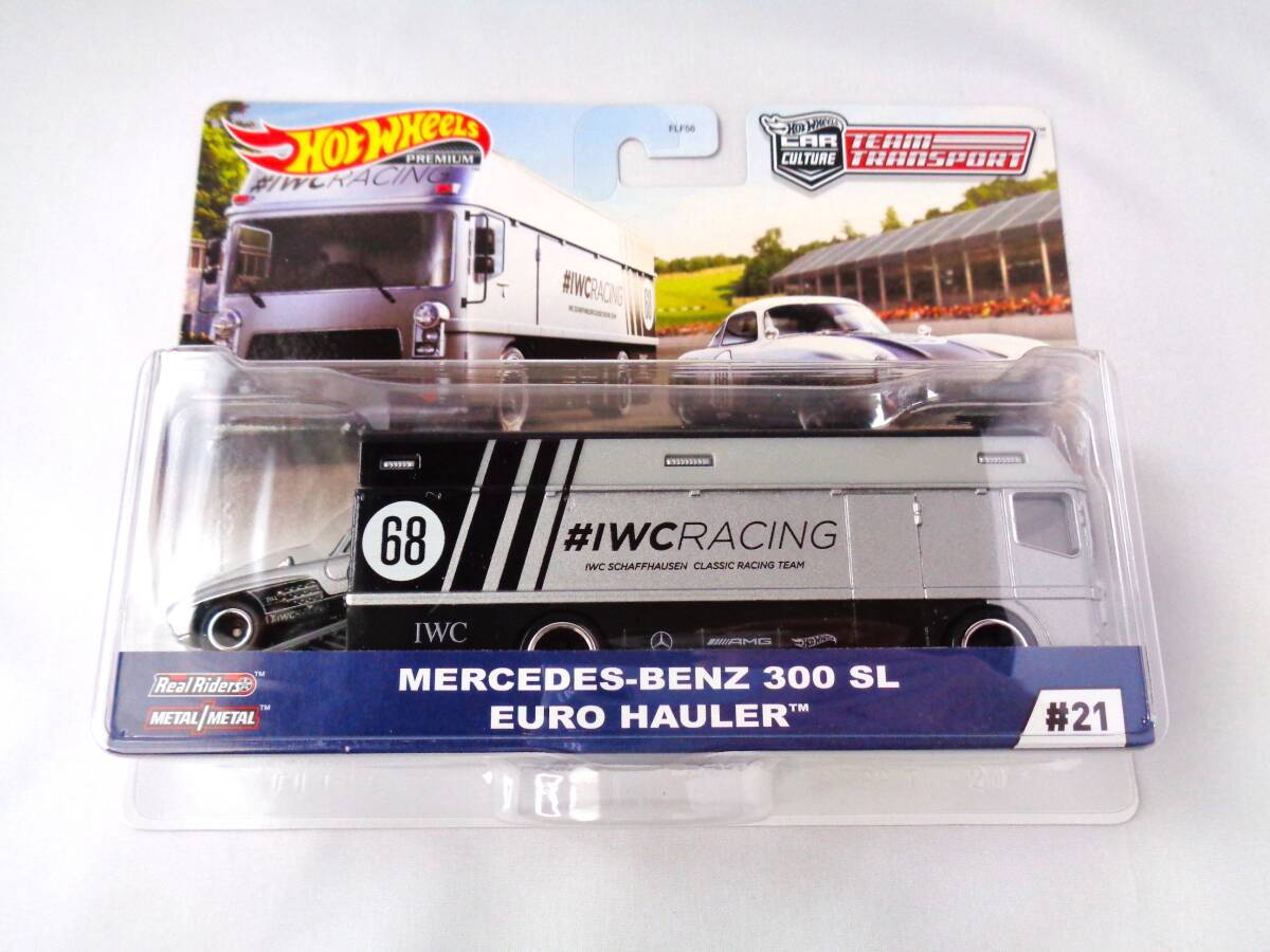 ホットウィール　Hot Wheels　MERCEDES-BENZ 300 SL/EURO HAULER　＃21　メルセデスベンツ　2台セット_画像1