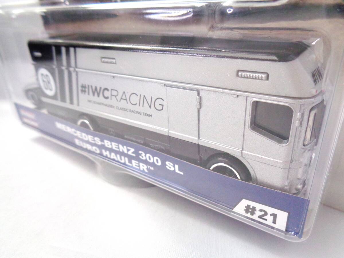 ホットウィール　Hot Wheels　MERCEDES-BENZ 300 SL/EURO HAULER　＃21　メルセデスベンツ　2台セット_画像2