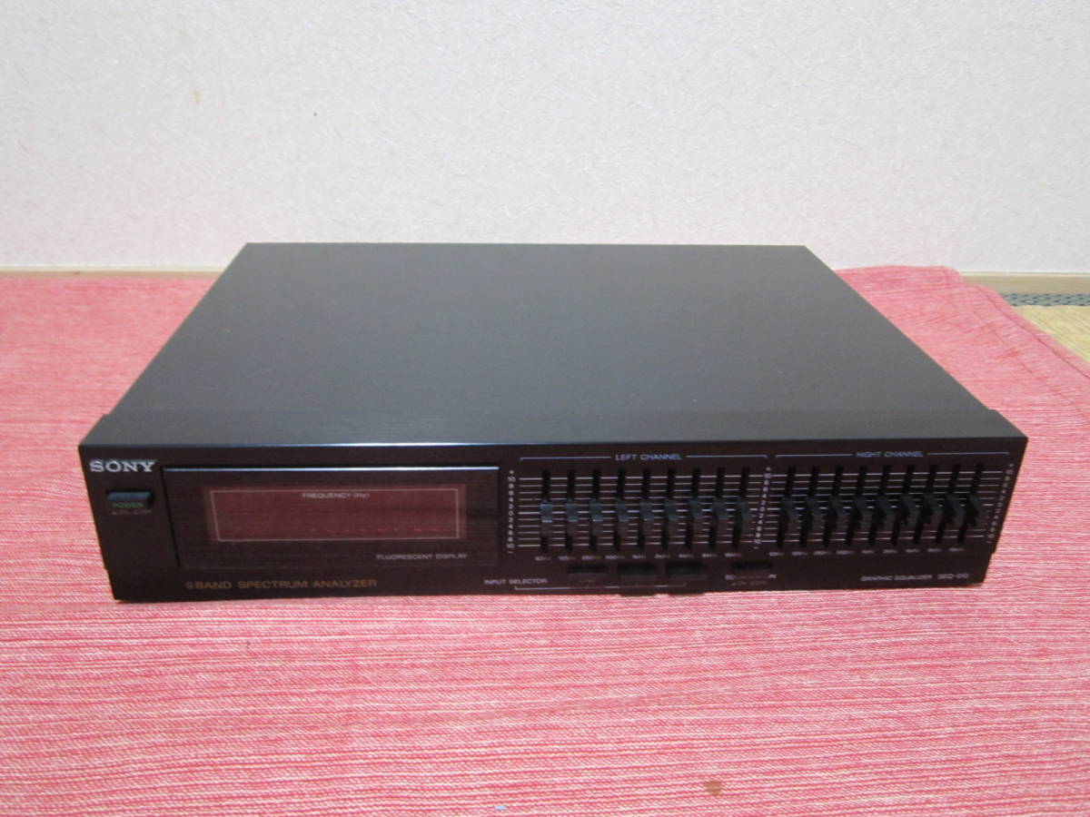 動作品!!　ソニー SONY ステレオ 左右独立 グラフィックイコライザー グライコ STEREO GRAPHIC EQUALIZER SEQ-910 日本製 MADE IN JAPAN_画像5