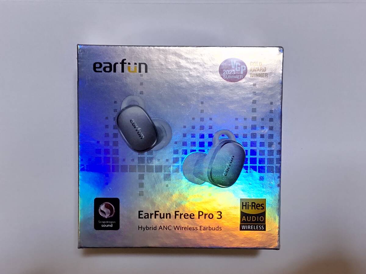EarFun Free Pro 3 シルバーホワイト 新品 未開封品 ①_画像1