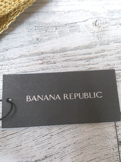 BANANA REPUBLIC バナナリパブリック リングベルト フェイクレザー メッシュ 金具 ゴールド サイズ不明 レディース 1304000004167_画像2