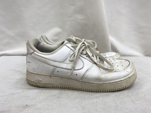 NIKE ナイキ レディース 25cm ホワイト　AIR FORCE 1 エアフォースワン　ローカットスニーカー 315115-112 かかと削れ 1209000014355_画像4