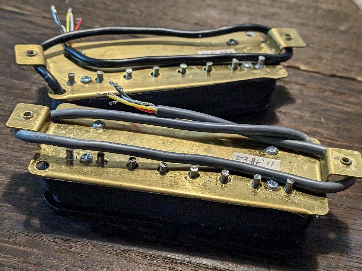 8弦　8strings　4芯　オープンハムバッカー　ピックアップ