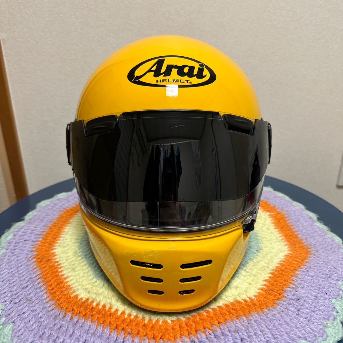 Arai(アライ) 南海オリジナル ラパイドネオRAPID NEO スターイエロー サイズL プロシェード　ピンロックシート　_画像2