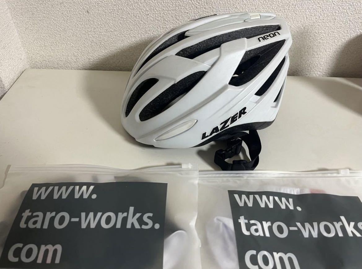 LAZER ヘルメット サイクルヘルメット ロードバイク Mサイズ　　新品サイクルキャップ二つサービスでつけます！_画像3