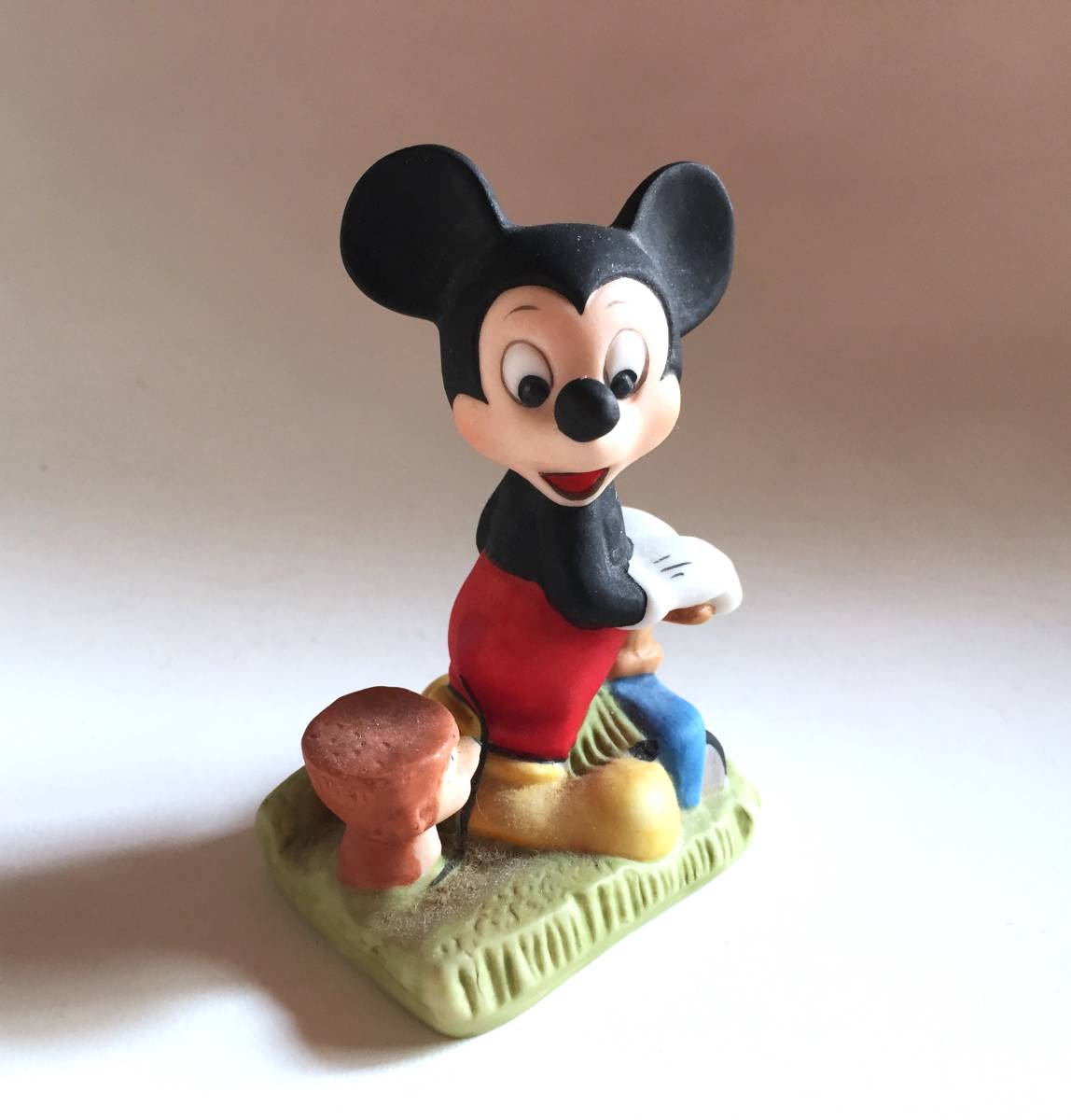◆Mickey Mouse 置物 陶器製 Disney ミッキーマウス 東京ディズニーランド_画像1