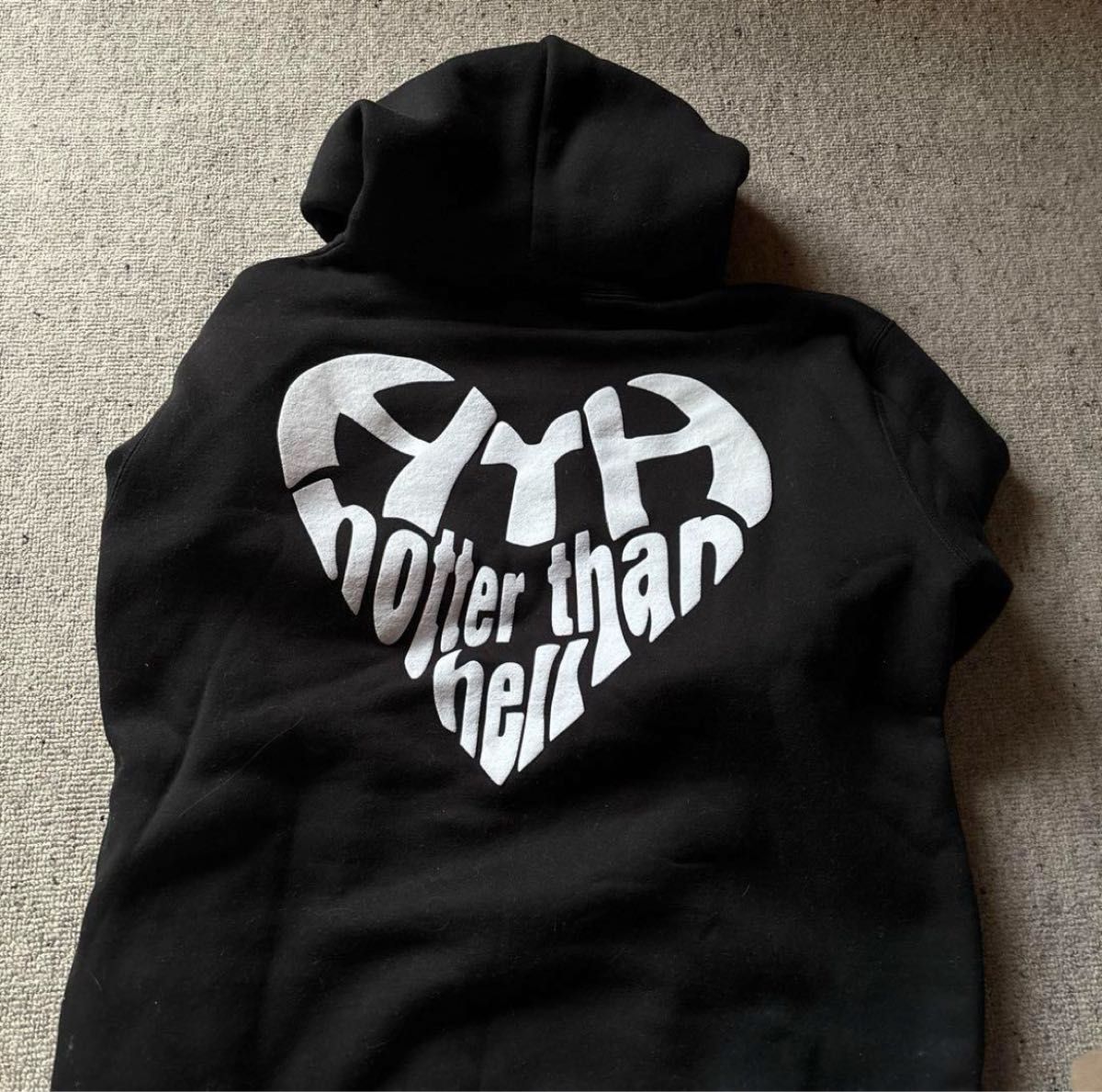 HTH(Hotter Than Hell ) logo hoodie パーカー