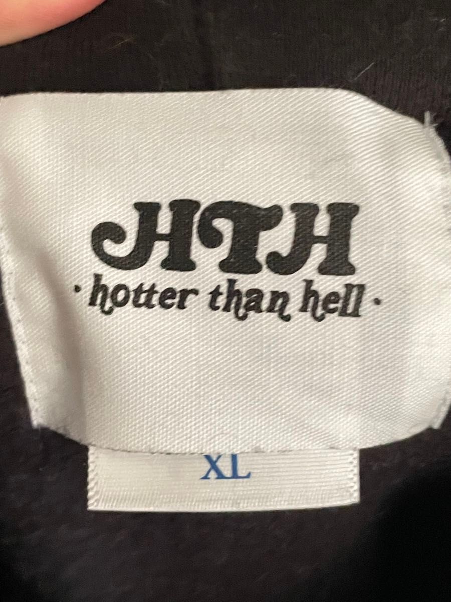 HTH(Hotter Than Hell ) logo hoodie パーカー