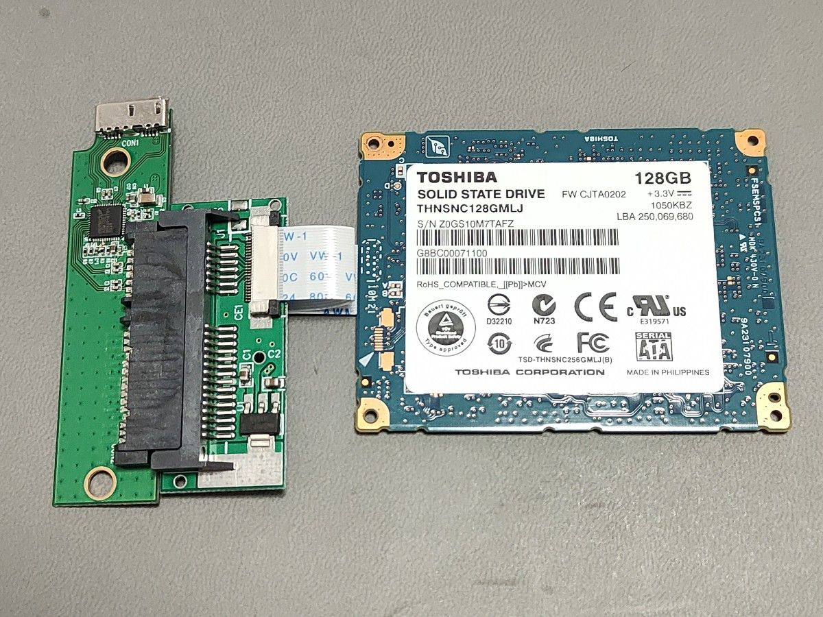 USB3 2 SSD 128GB 1 8 LIF 24pin 東芝 THNSNC128GMLJ MacBook USB3 2 SSD 128GB 1 8 LIF 24pin 東芝 THNSNC128GMLJ MacBook