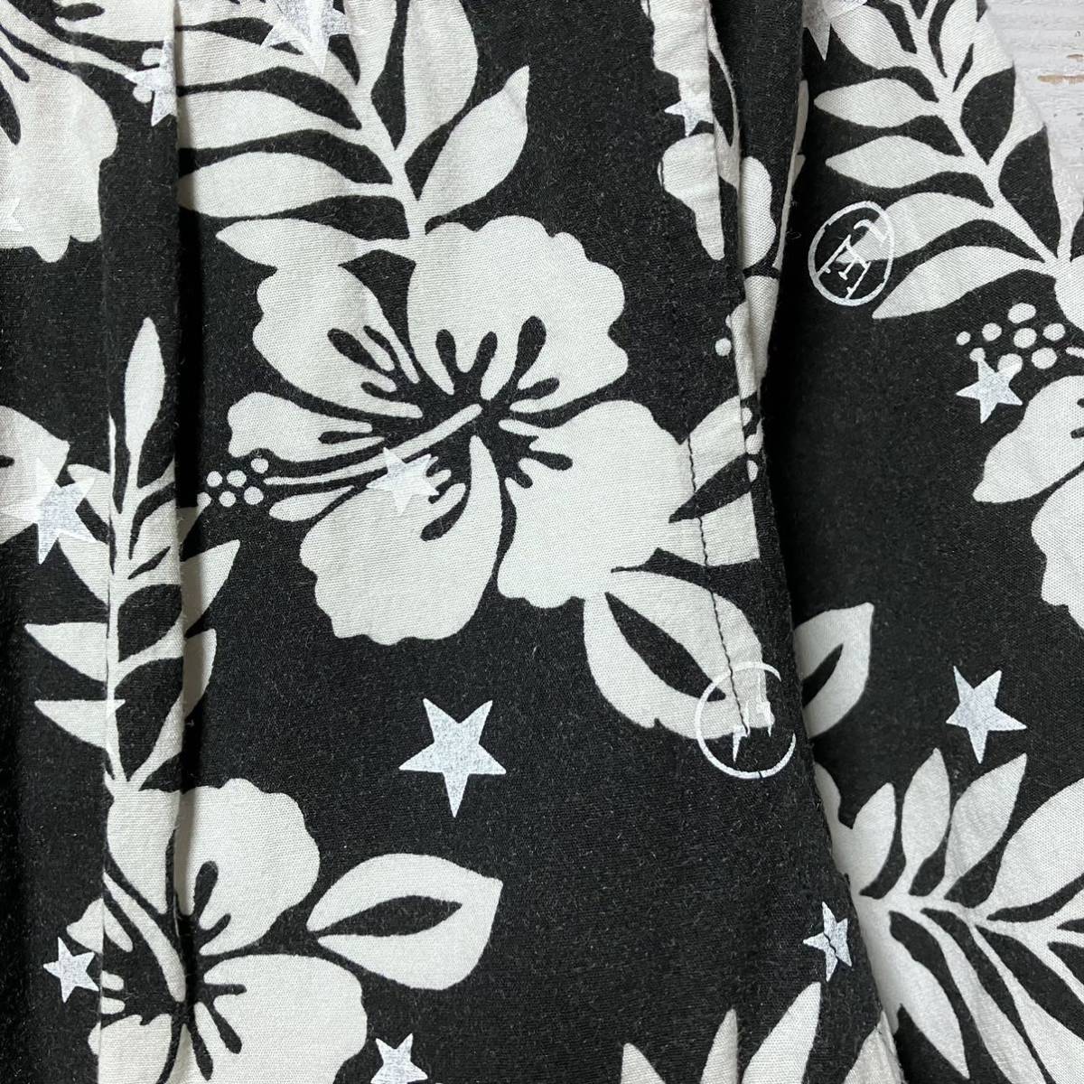 SIZE 3 UNIFORM EXPERIMENT UE FRAGMENT DESIGN SHIRT ALOHA HIBISCUS ユニフォームエクスペリメント フラグメント シャツ アロハ