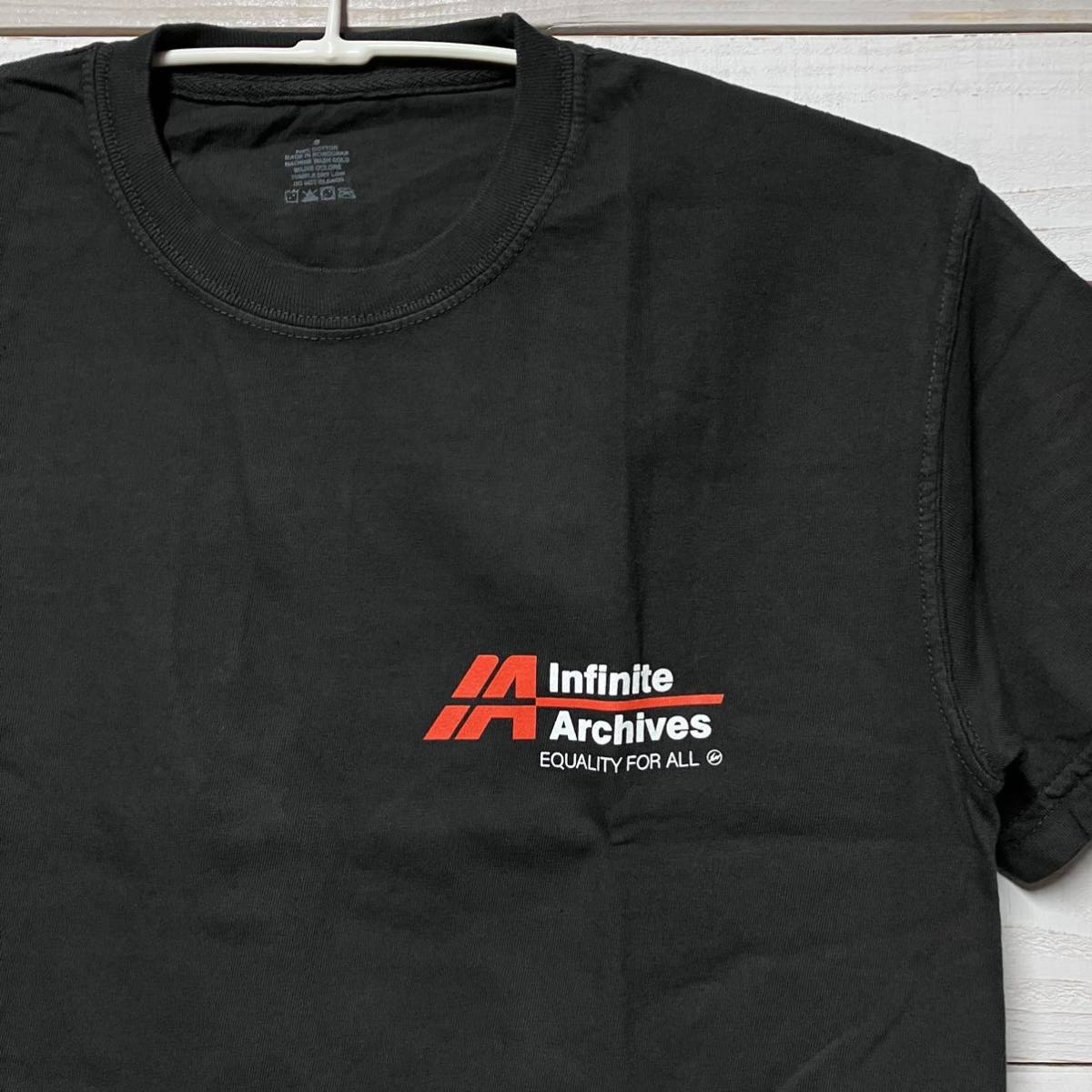 サイズ S GOODENOUGH FRAGMENT DESIGN INFINITE ARCHIVES 2020 TEE SHIRT BLACKグッドイナフ フラグメント デザイン Tシャツ ブラック