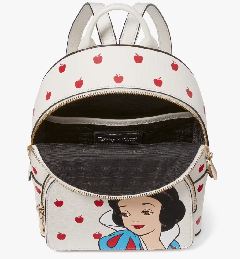 2024春夏♪ US限定(*^^*) 日本未発売　限定コラボ　Disney x Kate Spade New York Snow White Small Backpack　本物をお届け♪_画像2