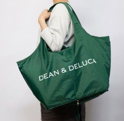 【DEAN & DELUCA（ディーン＆デルーカ）レジかご買物バッグ＆保冷ボトルケース】GLOW2022年8月号付録レジかごバッグ