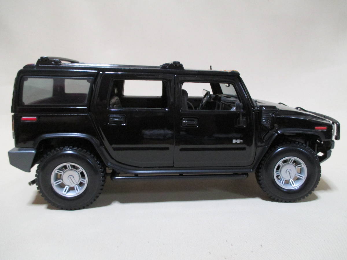 1/18 ミニカー Maisto マイスト PREMIERE EDITION ハマーH2 SUV (ブラック)の画像5