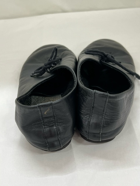 【菊水-9502】JAZZシューズ レディースシューズ 黒 レースアップシューズ サイズ表記なし 靴底の長さ約25㎝/(S)_画像4