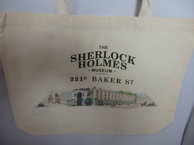 ★新品未使用★シャーロックホームズ トートバッグ(シャーロックホームズ博物館(Sherlock Holmes Museum))(ロンドン)LA23
