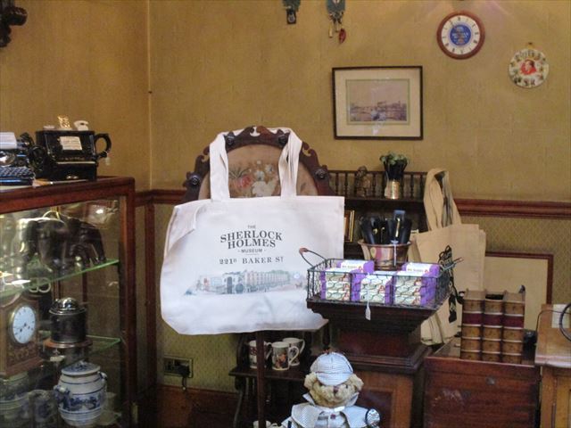* new goods unused * Sherlock Holmes tote bag ( Sherlock Holmes museum (Sherlock Holmes Museum))( London )LA23