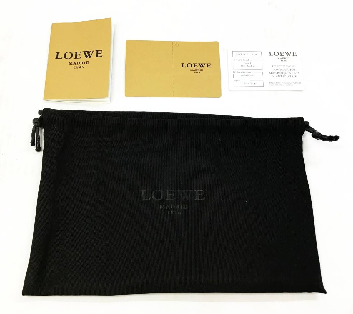 LOEWE 長財布 アナグラム カデナ ブラック/黒 バイカラー 型押し 南京錠 旧ロゴ コンチネンタル ウォレット 折財布 箱 保管袋 ロエベ_画像7