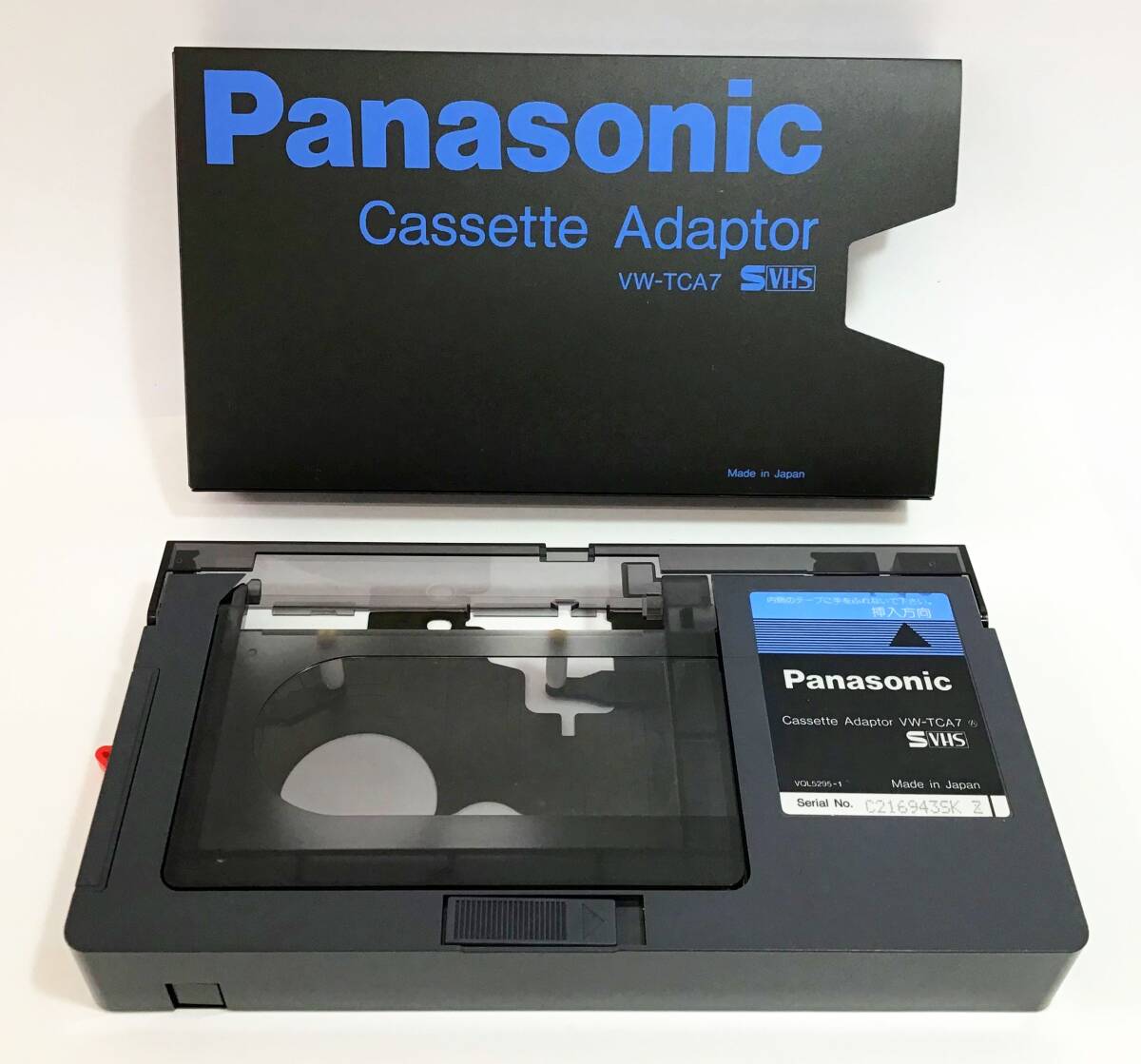 Panasonic カセットアダプター VW-TCA7 VHS ビデオ カセットテープ 映像機器 記録メディア ビデオデッキ 日本製 松下電器_画像2