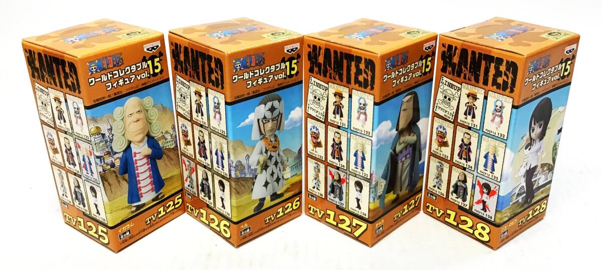 未開封 コンプ 全8種セット ONE PIECE ワールドコレクタブル フィギュア vol.15 ルフィ ビビ カルー コブラ イガラム ペル チャカ ロビン_画像4