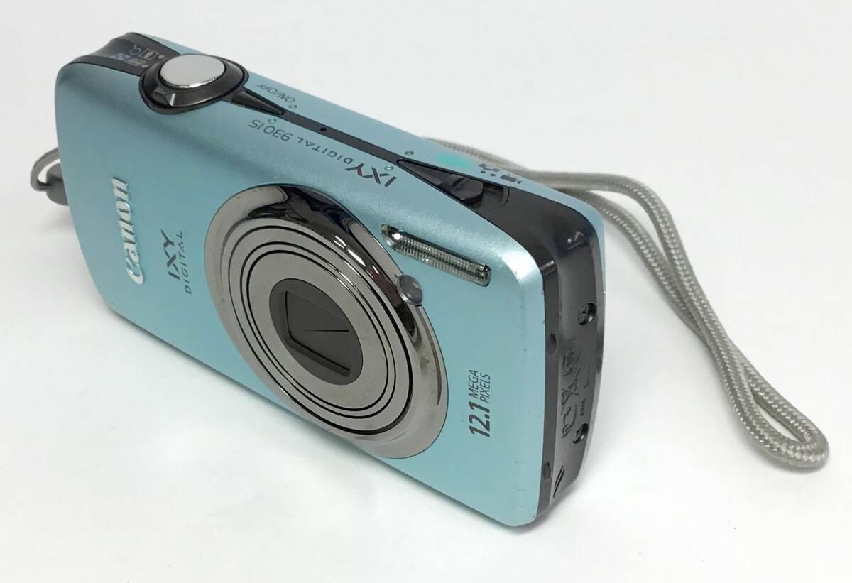 Canon コンパクト デジタル カメラ IXY DIGITAL 930 IS ブルー 本体/バッテリー 2個 予備/充電器/ケース デジカメ キャノン_画像3