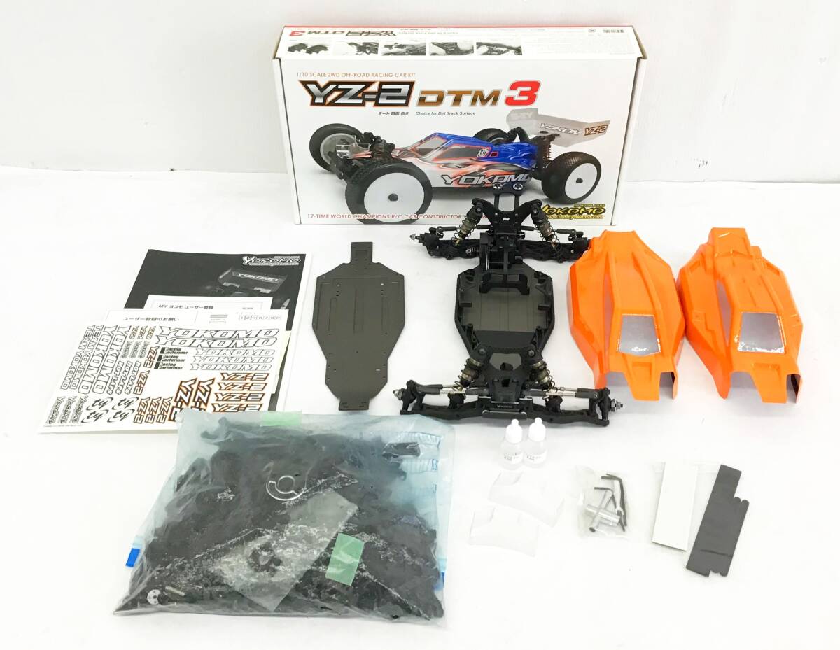 付属品多数 YOKOMO YZ-2 DTM3 1/10 2WD 電動バギー シャーシ CAL.3.1仕様 ボールデフ ギアデフ付き オフロードカー ラジコン パーツ