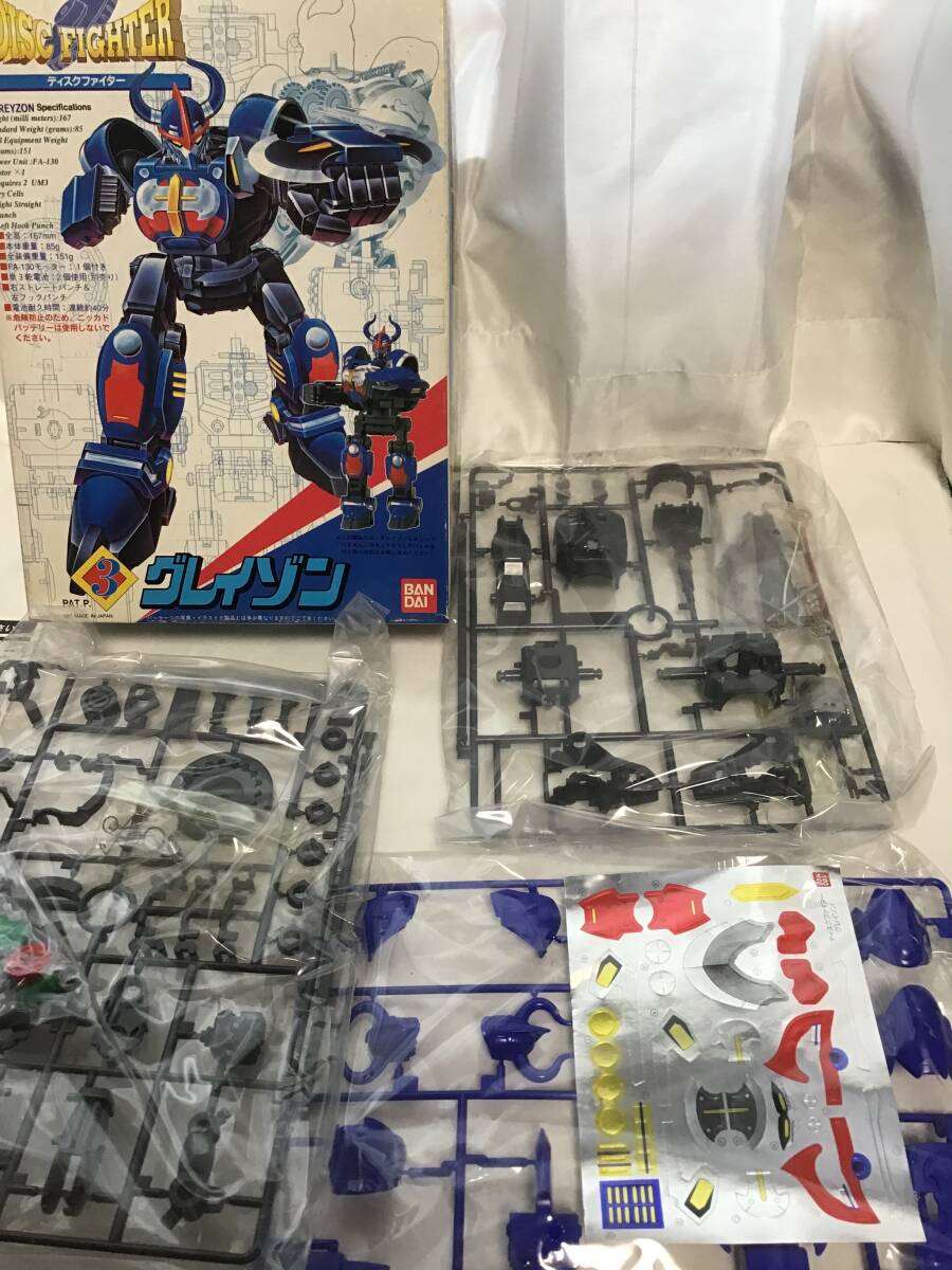 バンダイ プラモデル ディスクファイター グレイゾン ロボット ヒーロー おもちゃ BANDAI フィギュア 昭和レトロ_画像5