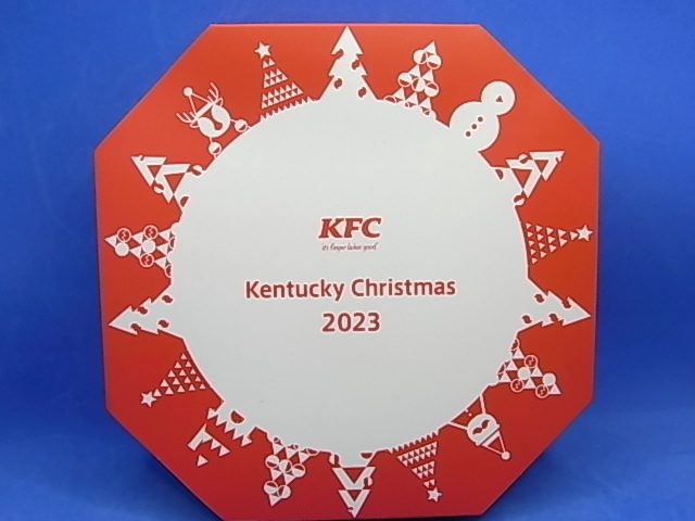 KFC　2023年　クリスマス イヤー プレート 皿　スタンド付き　絵皿　ケンタッキーフライドチキン　非売品　送料￥510～_画像6