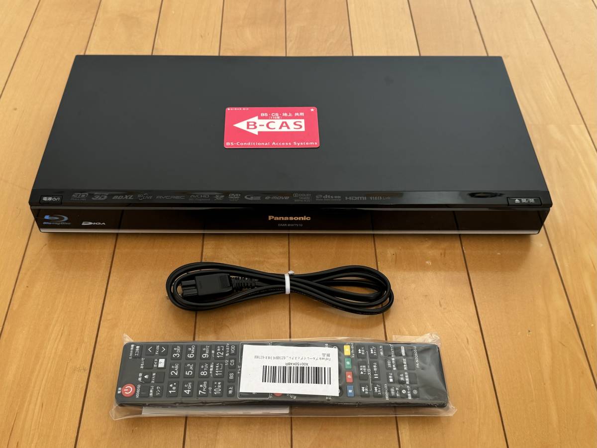Panasonic DMR-BWT510 WD 4TB 換装 W録画 付属多数 HDD 500GB⇒4TB換装】 Panasonic DMR-BWT510 2番組同時録画