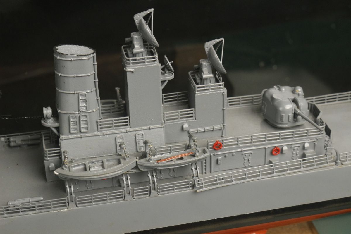 【LIG】精巧模型 日本海上自衛隊 護衛艦 たちかぜ 1／200 完成品 ケース付 [.Y]24.2_画像9