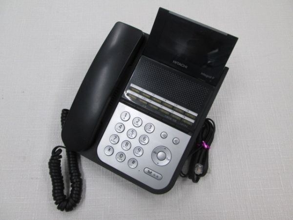 31【 日立/HITACHI】 integral-F 12ボタン標準電話機「ET-12iF-SDB」◆撤去まで使用◆中古美品の画像1