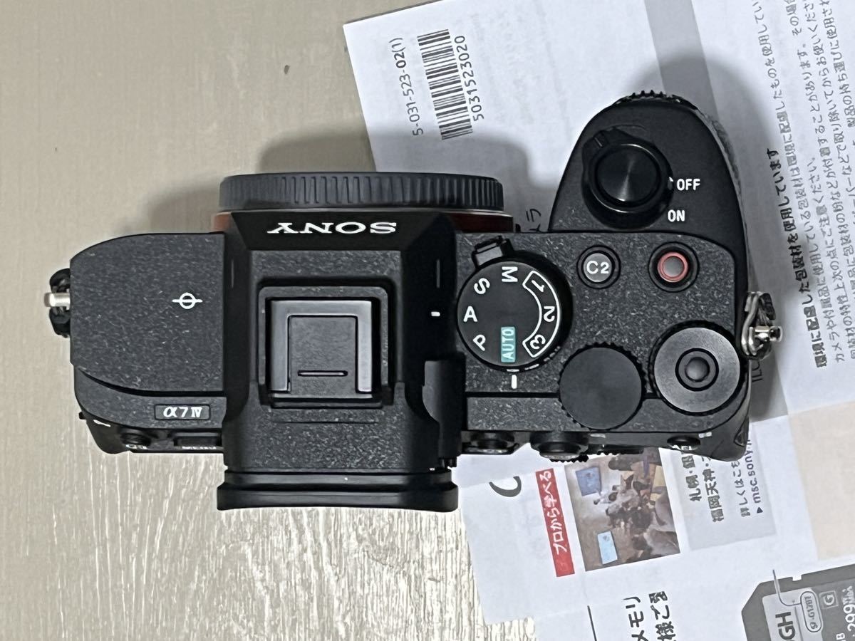 美品中古SONY デジタルカメラ / α7 IV / ILCE-7M4/有効約3300万画素のフルサイズ一眼/管理番号55500000001-0000037386_画像4