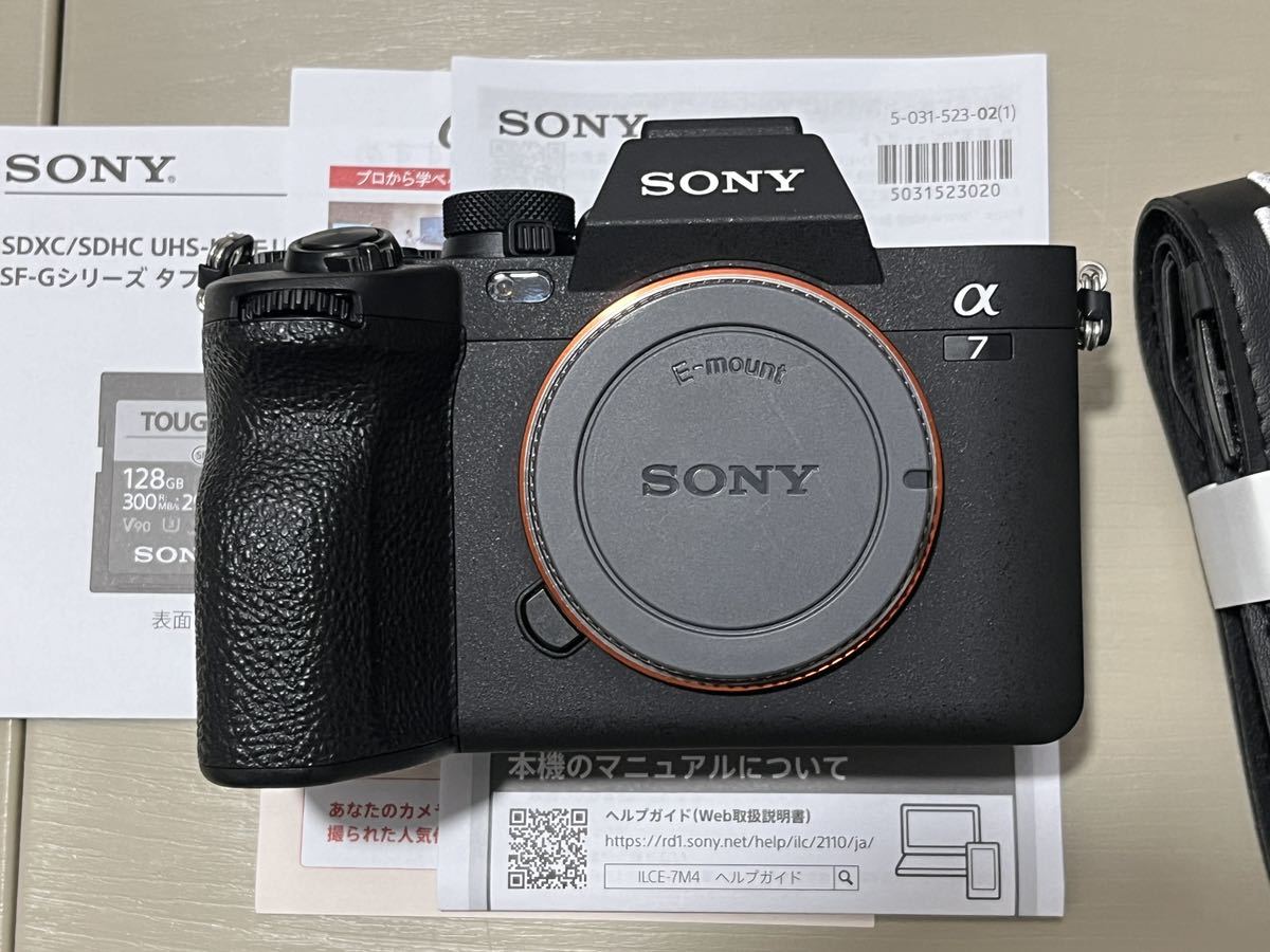 美品中古SONY デジタルカメラ / α7 IV / ILCE-7M4/有効約3300万画素のフルサイズ一眼/管理番号55500000001-0000037386_画像2