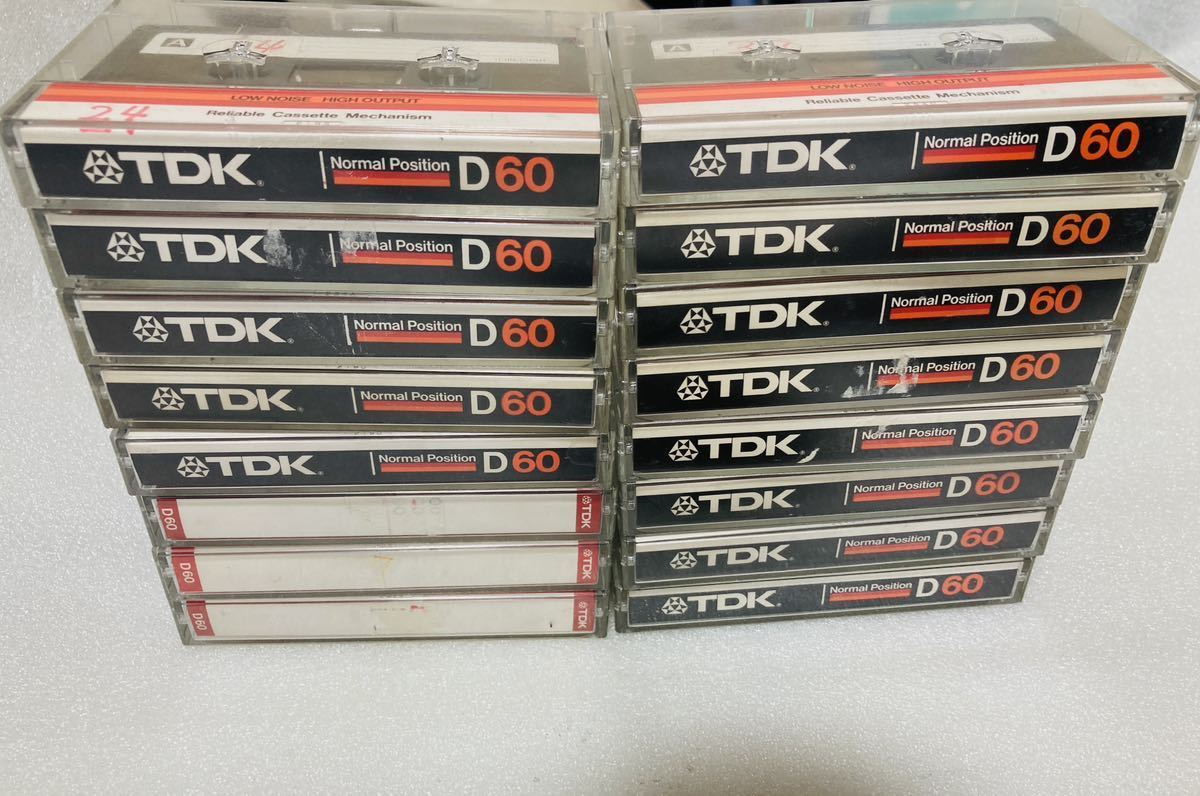 ☆ Доставка 230 иен [быстрое решение] TDK Cassette Tape D60 Резюме товаров 16 предметов на момент шоу в это время ☆