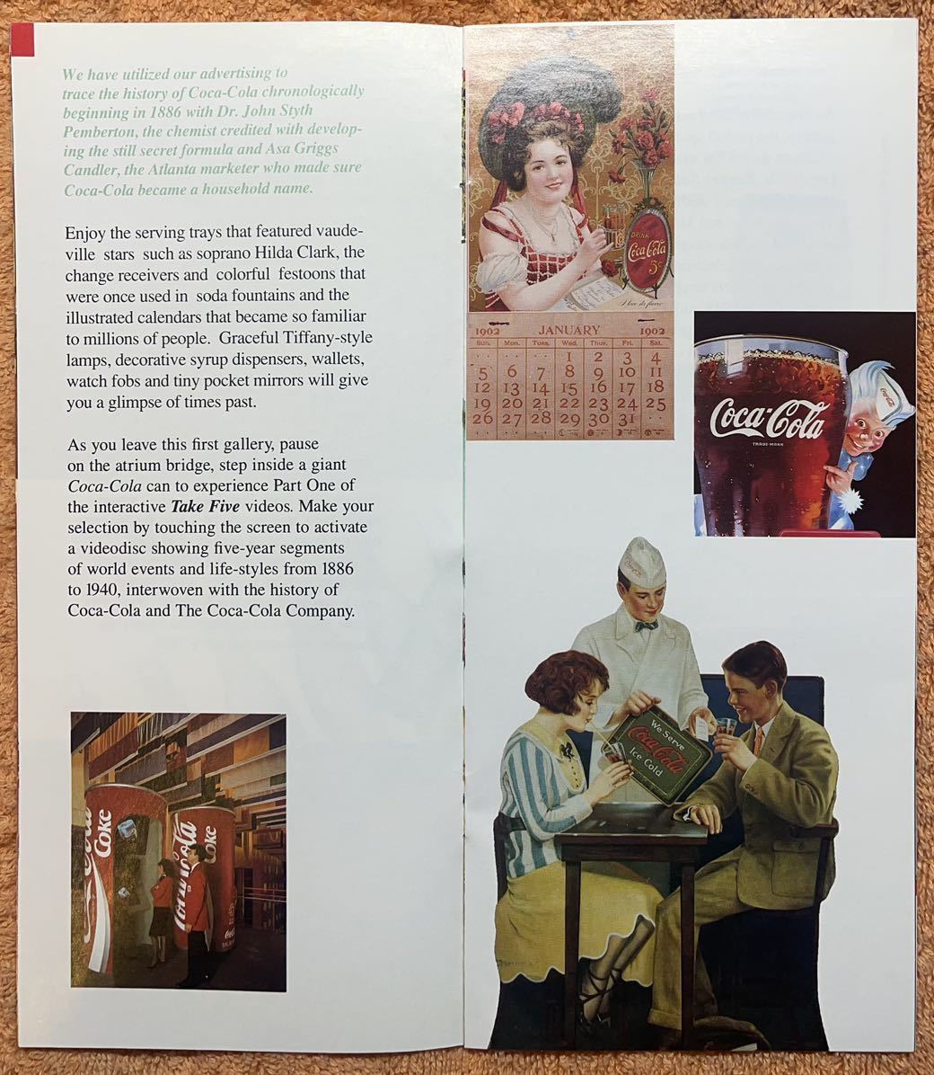 【コカコーラ】【Coca Cola】【The World of Coca Colaパンフレット】【コースター】【ポストカード3枚】_画像5