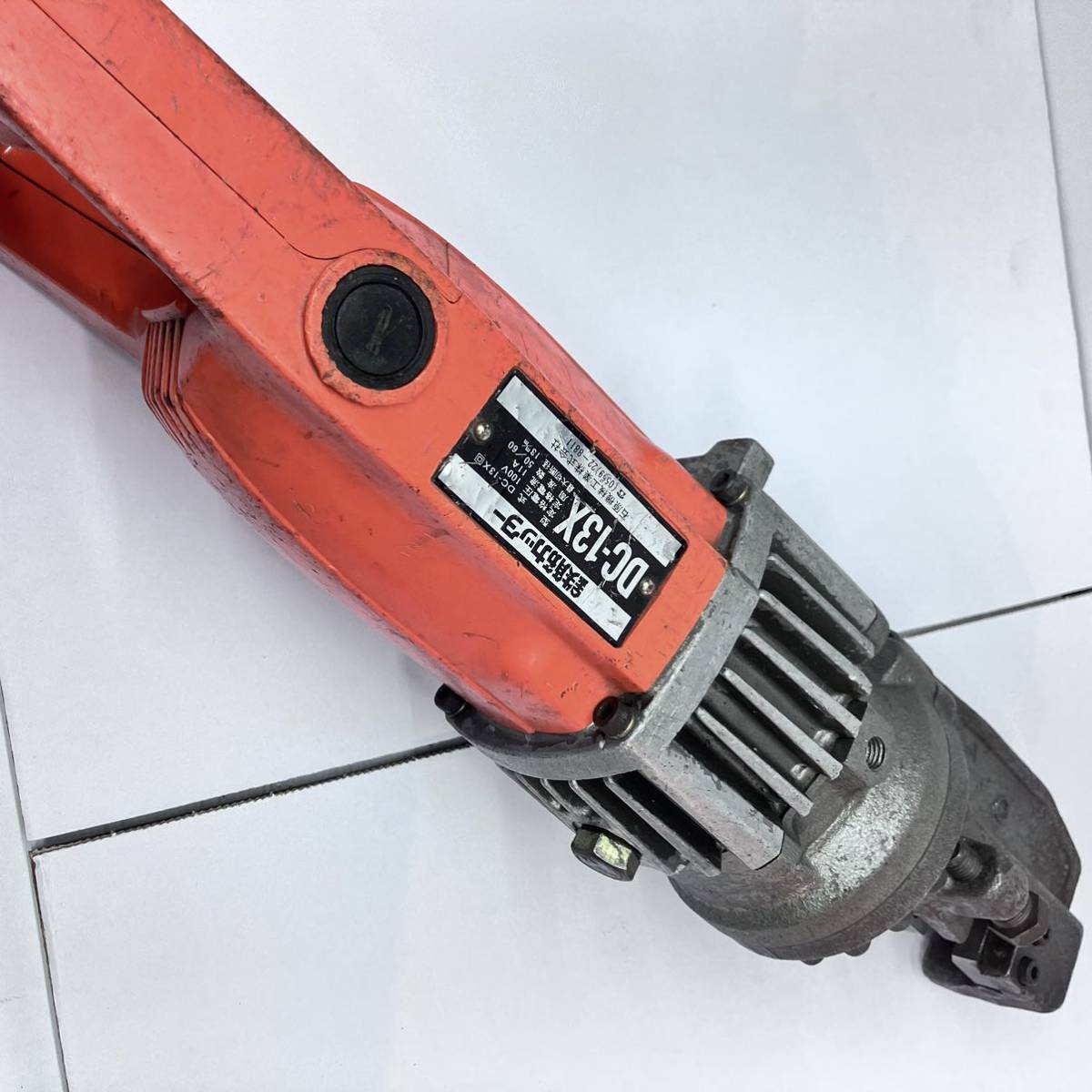Yahoo!オークション - 中古品 石原機械 DC-13X 鉄筋カッター Yahoo!オークション - 中古品 石原機械 DC-13X 鉄筋カッター