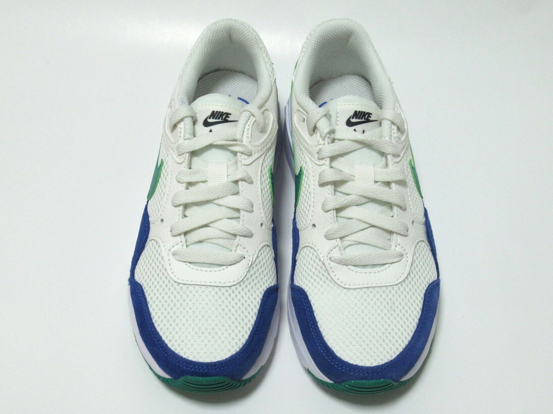 NIKE W AIR MAX SC 白 青 緑 23.5cm ナイキ レディース エアマックス セイル CW4554-110_画像2