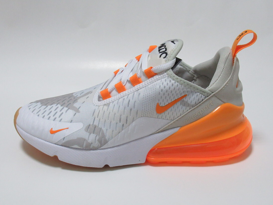 NIKE WMNS AIR MAX 270 SE белый orange 24cm Nike air max 270 камуфляж утка FJ5450-100