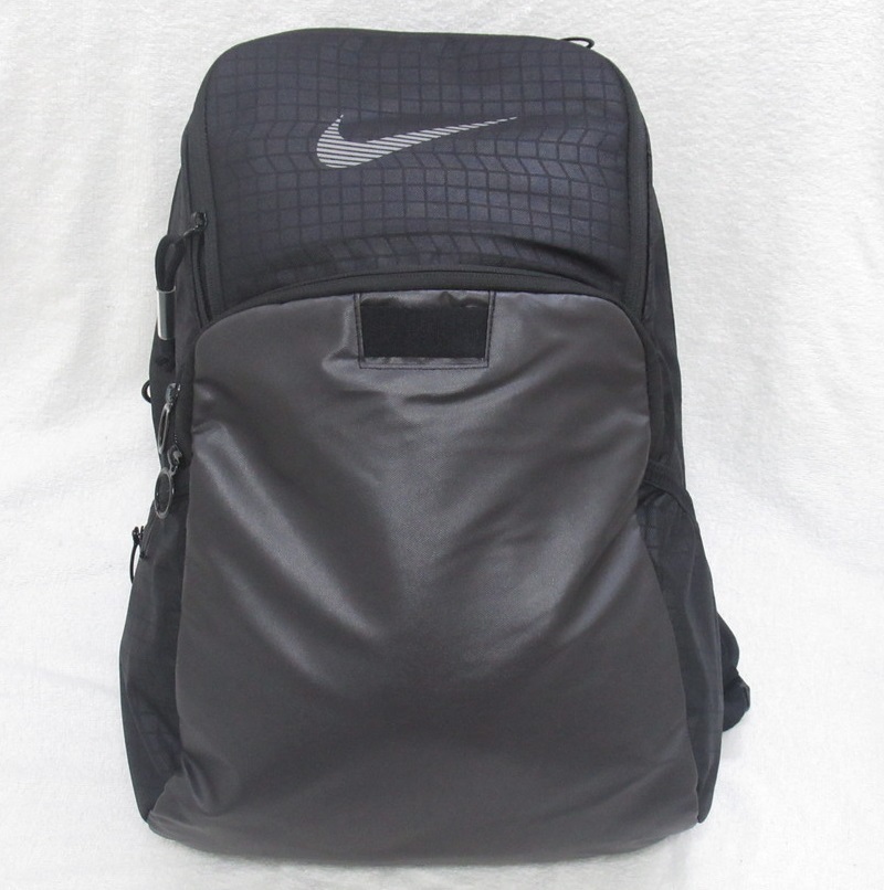 NIKE リュック バックパック 黒 ブラック 24L ナイキ バッグ 旅行 スポーツ ジム 通勤 通学 ポケットいっぱい DC9811-010_画像1