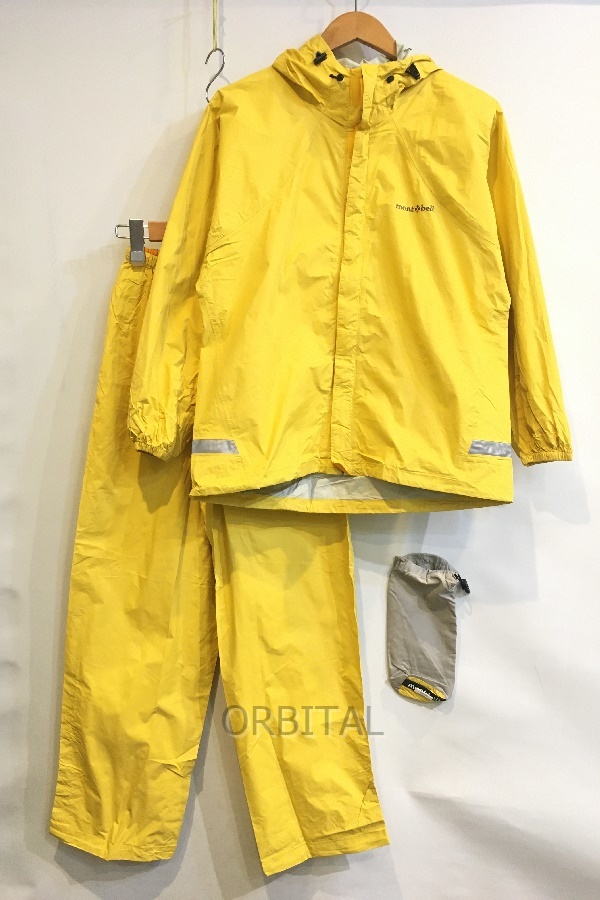  2 . шар ) Mont Bell montbell super гидро b Lee zkrepa- Junior 150 женский возможно желтый непромокаемая одежда * повреждение немного 