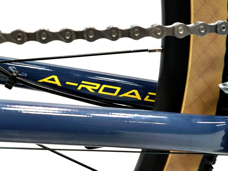 ▼▼未使用 コラテック CORRATEC A-ROAD DISC 2024年 アルミ グラベル ロードバイク 48サイズ 2×9速 グレーブルー×イエロー_画像6