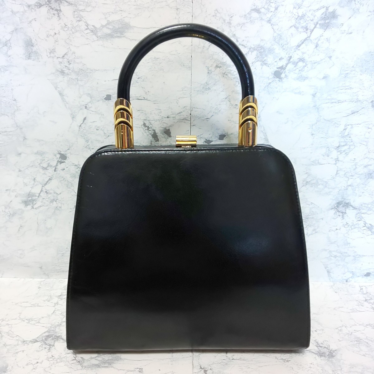 希少✨ヴァレンティノガラヴァーニ ヴィンテージフォーマルバッグ 黒 極希少】valentino garavani ヴァレンティノガラバーニ