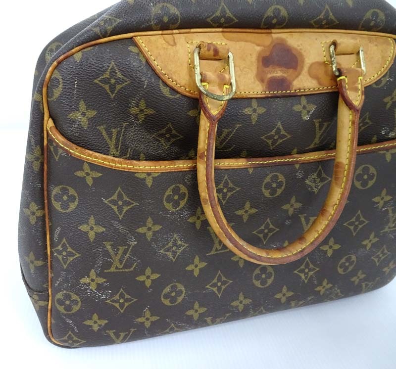 LOUIS VUITTON ルイ・ヴィトン M47270 モノグラム ドーヴィル ボーリングバニティ ハンドバッグの画像3