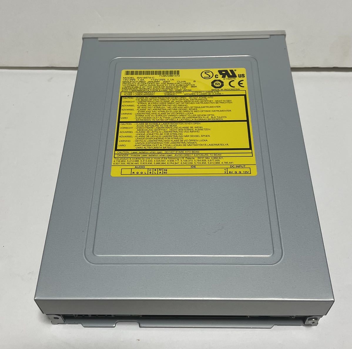Panasonic DVDドライブ SW-9574-C ジャンク品　DVD-RAMカートリッジタイプ⑤_画像1