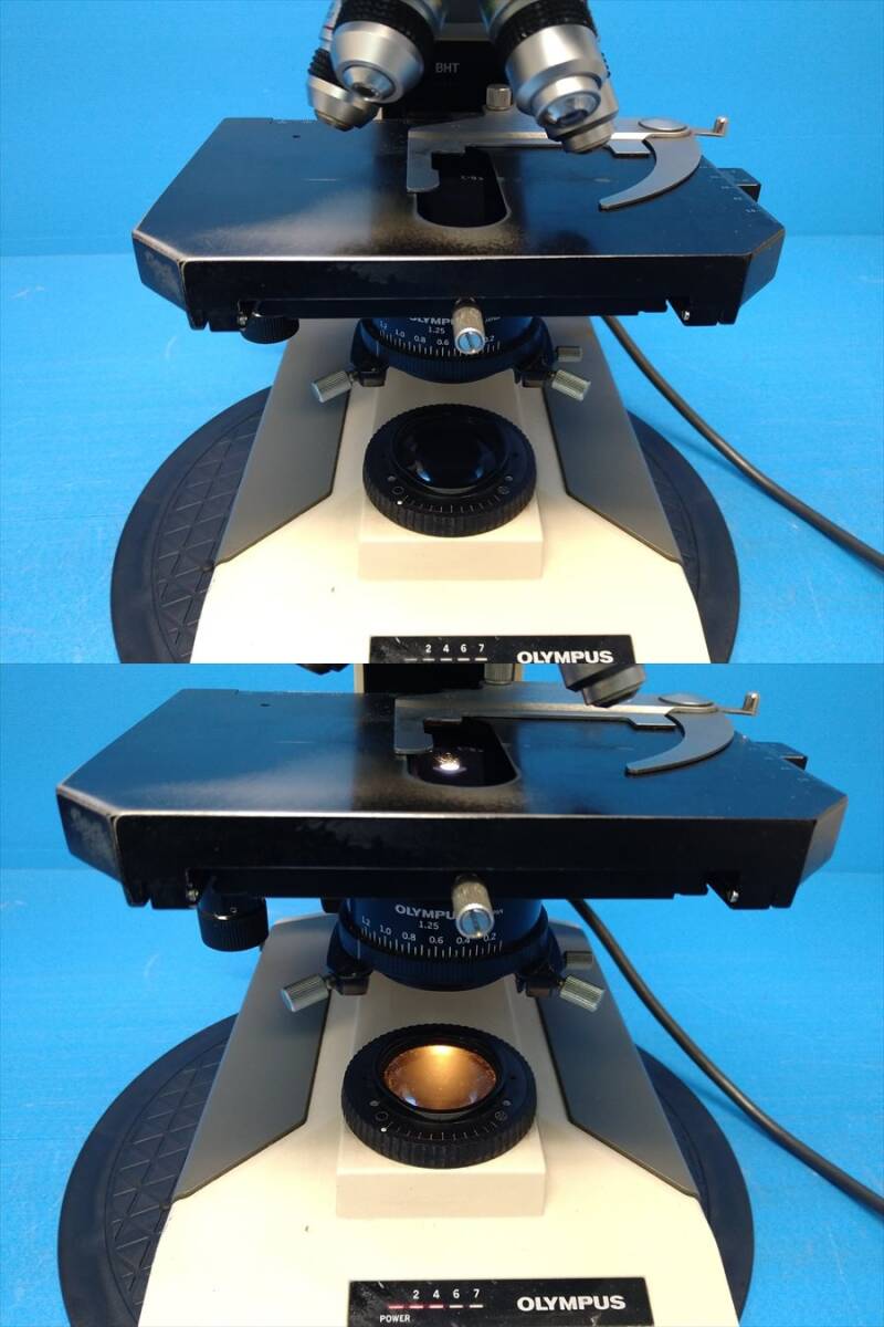 ■OLYMPUS オリンパス 顕微鏡 BH-2 通電確認・現状品ジャンク扱い＃2_画像3