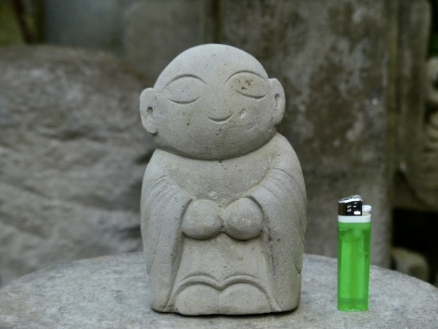 お坊さんの石像h19cm 僧侶 仏像　0213_画像1